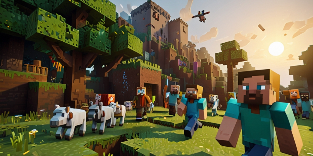 Minecraft online game